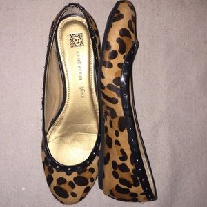 Anne Klein iflex Akxandra Size 7 Leopard